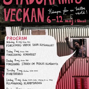 Umeå: Program för Stadskampsveckan 2013 Umeå: Program för Stadskampsveckan 2013
