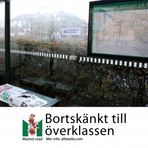 Bortskänkt till överklassen: busshållplatserna Bortskänkt till överklassen: busshållplatserna