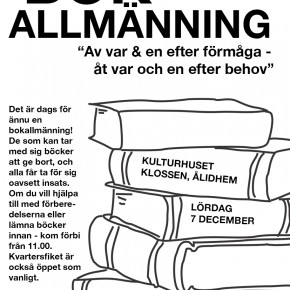 Bokallmänning på Klossen Bokallmänning på Klossen
